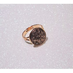 Bague rose gold effet...